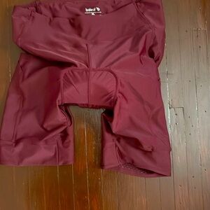 Baleaf Maroon women’s Activewear Cycling shorts